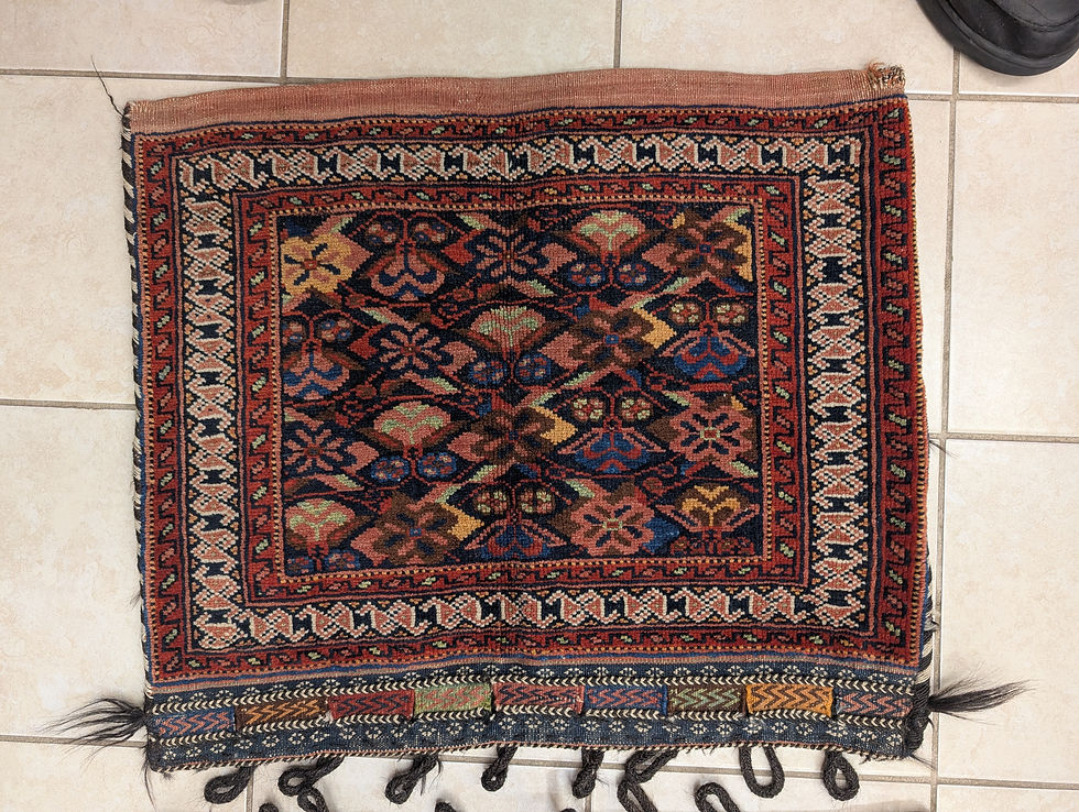 Thumbnail: Pair of Antique Persian Afshar Bags 22" x 28" each