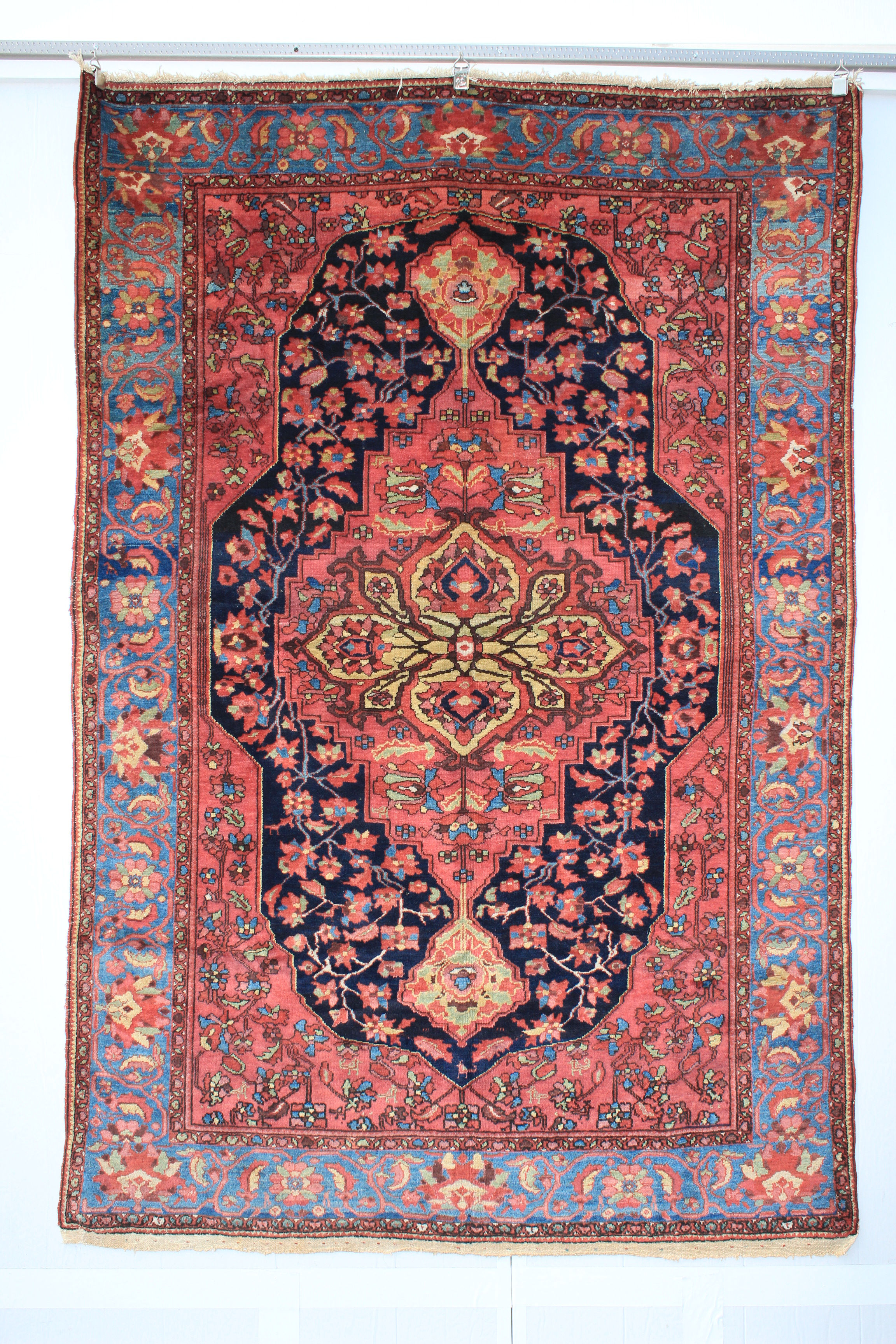 Antique Persian Malayer Rug 4'7" x 6'10"