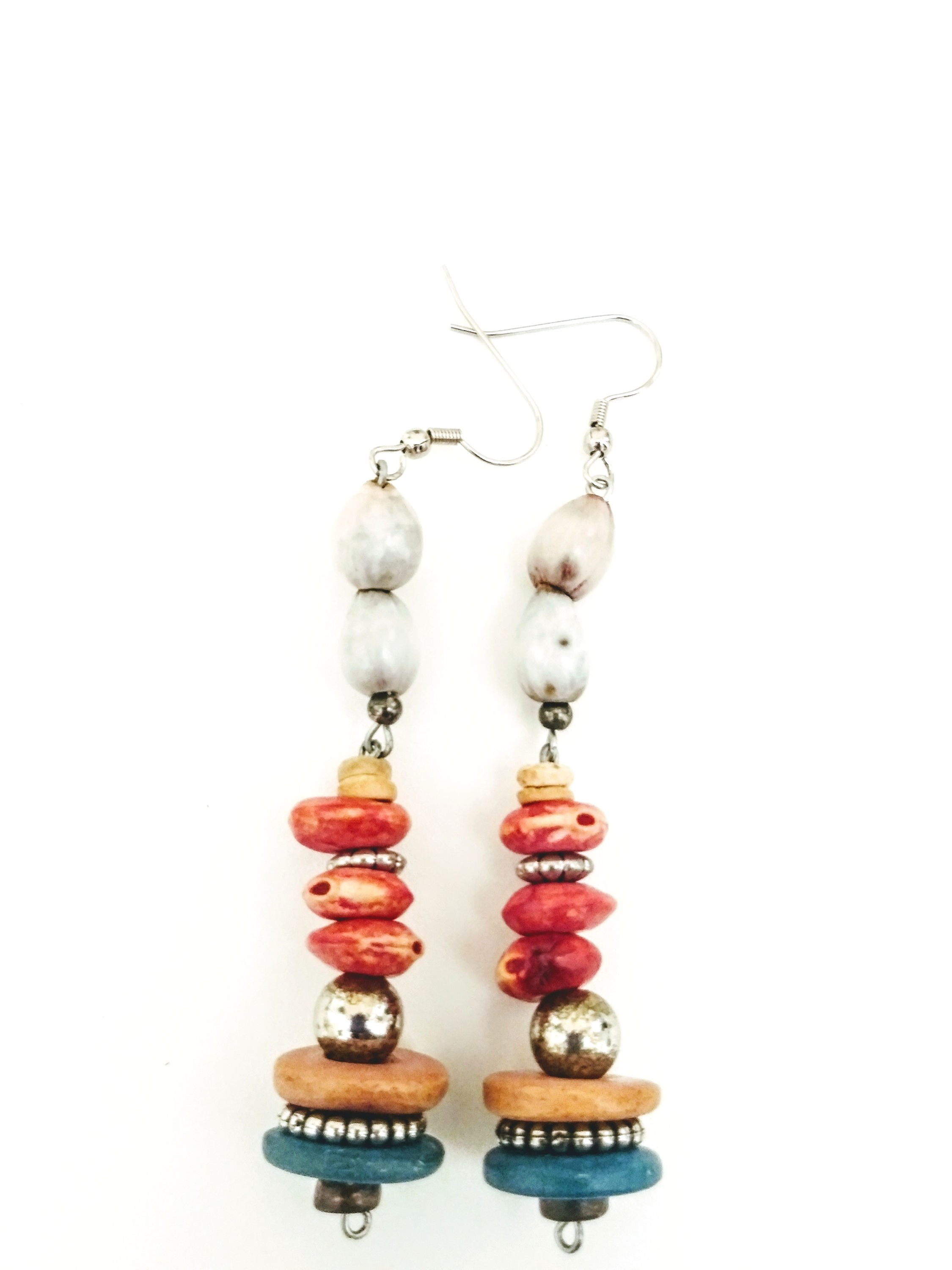 Bean seed earrings