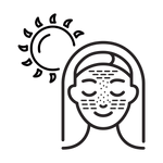 Microchanneling environmental & sun damage icon