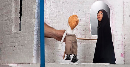  תמונה מהצגה רצפה מצוירת - נוף לים