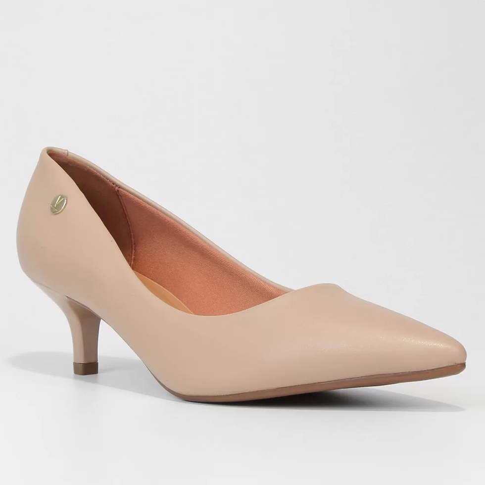 Miniatura: Scarpin Vizzano Salto Baixo Básico Bico Fino Feminino