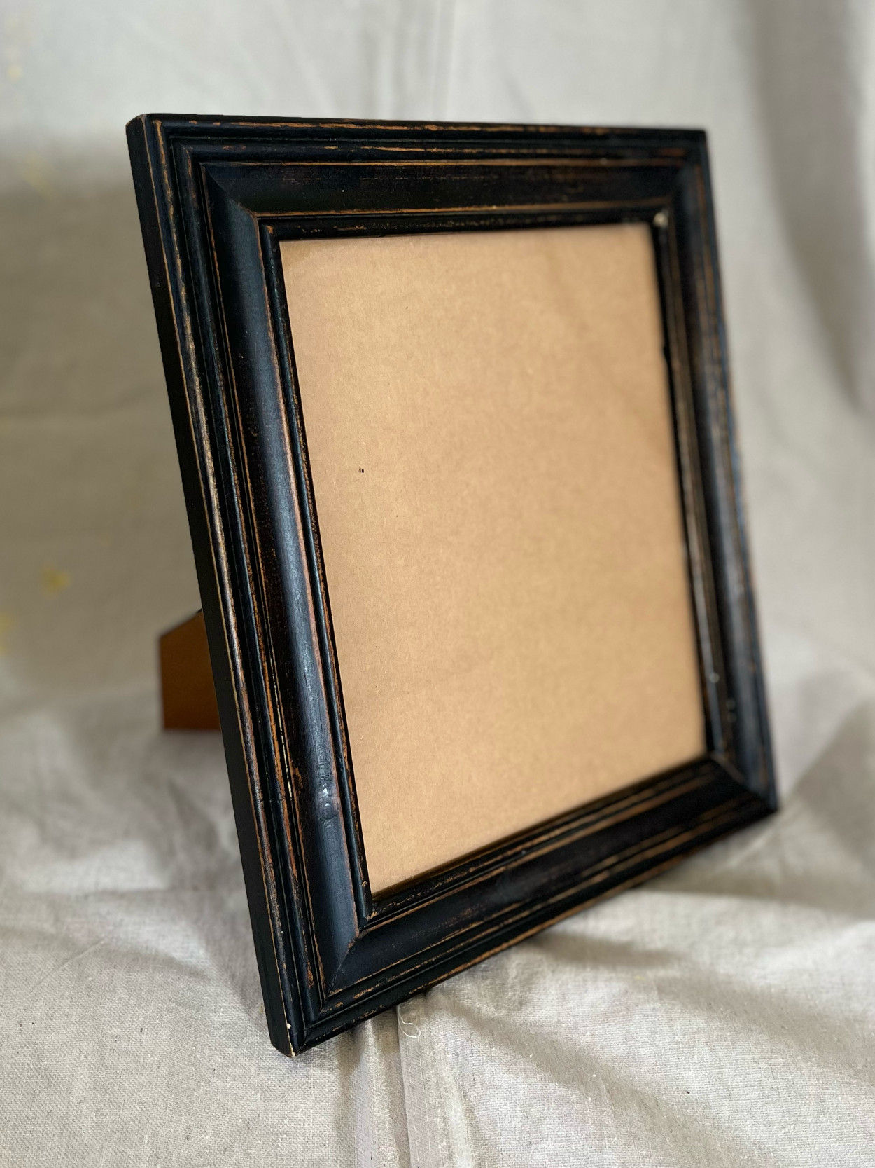 Dark Wooden Frame with Bevelled Border