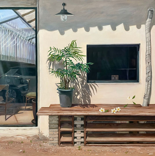 안명현, 이 길에서 너를 만나 연이 되어, 97.2x97.2cm, Acrylic on canvas, 2021.jpg