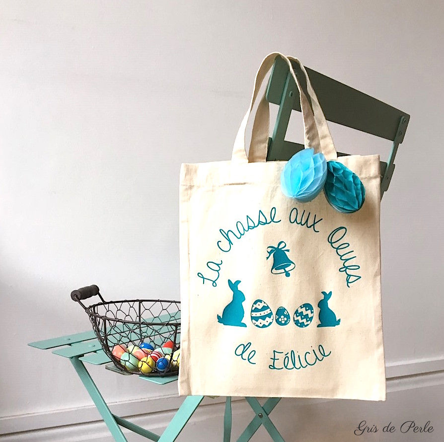 Miniature : Mini Tote Bag "La Chasse aux Oeufs de ..."