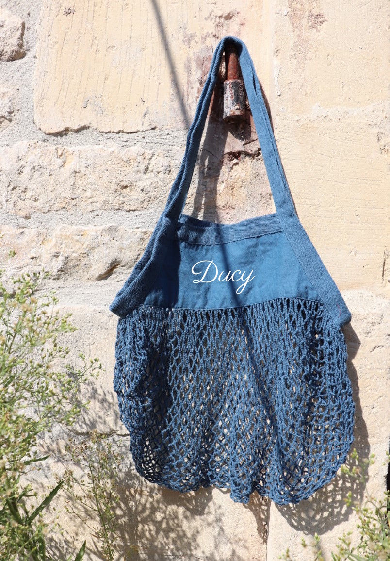 Miniature : Sac Filet en Coton Bio Personnalisé
