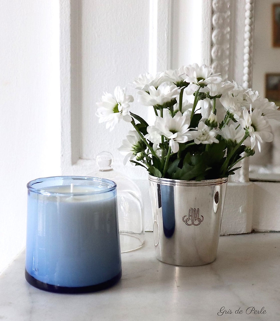 Bougie Petit Verre Beldi Bleu ou Vert - Rupture de stock en Bleu