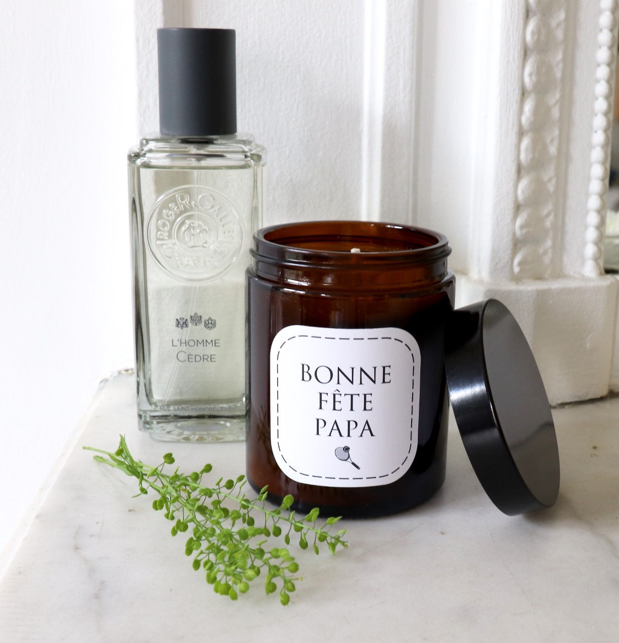 Fête des Pères - Bougie Apothicaire Haute