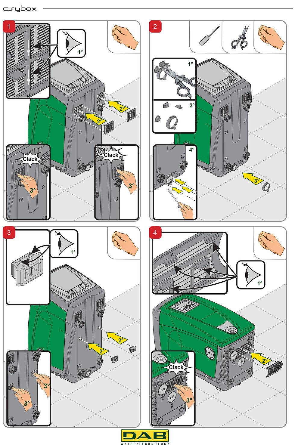 ภาพขนาดย่อ: DAB ESYCOVER - ชุดฝาครอบและตะแกรงป้องกัน (COVER + GRID) สำหรับ DAB E.SYBOX