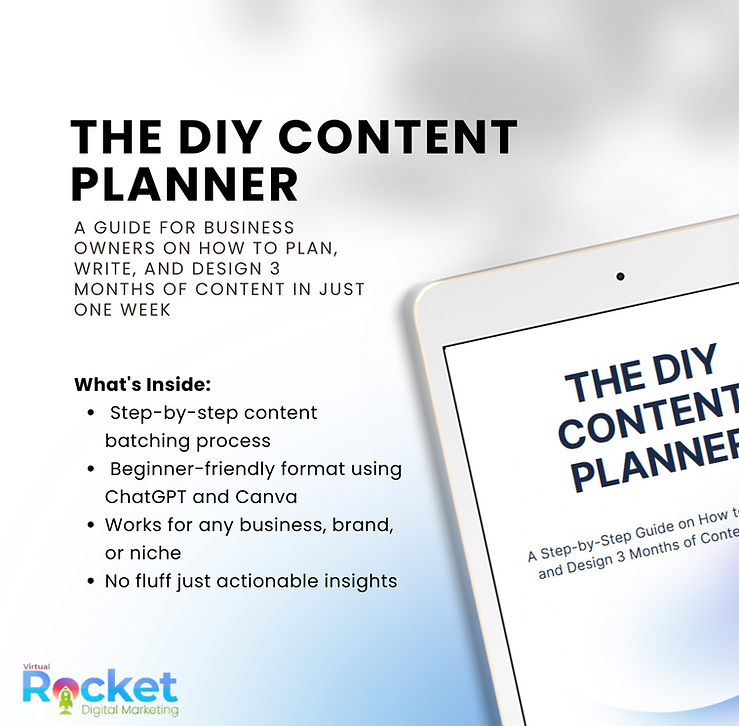 Virtual Rocket DIY Content Planner Guide