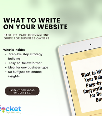 What to write on your own website