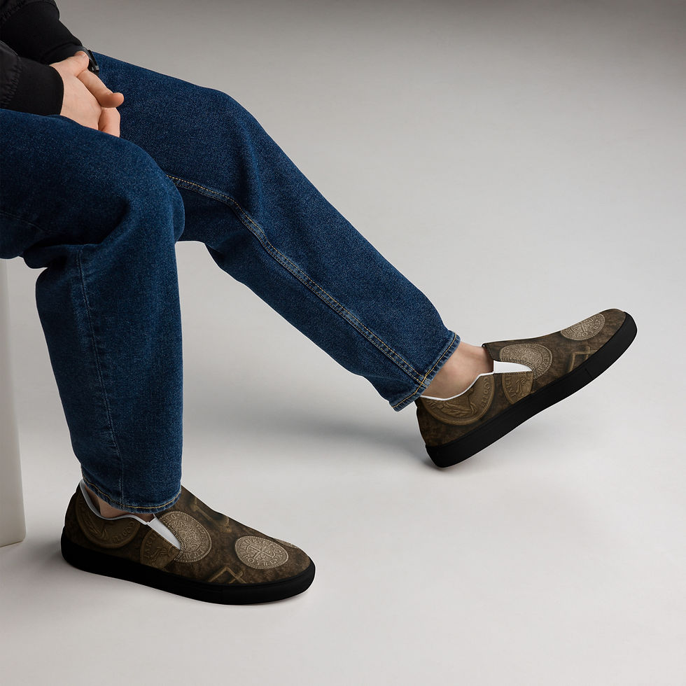 Thumbnail: Men’s slip-on canvas shoes