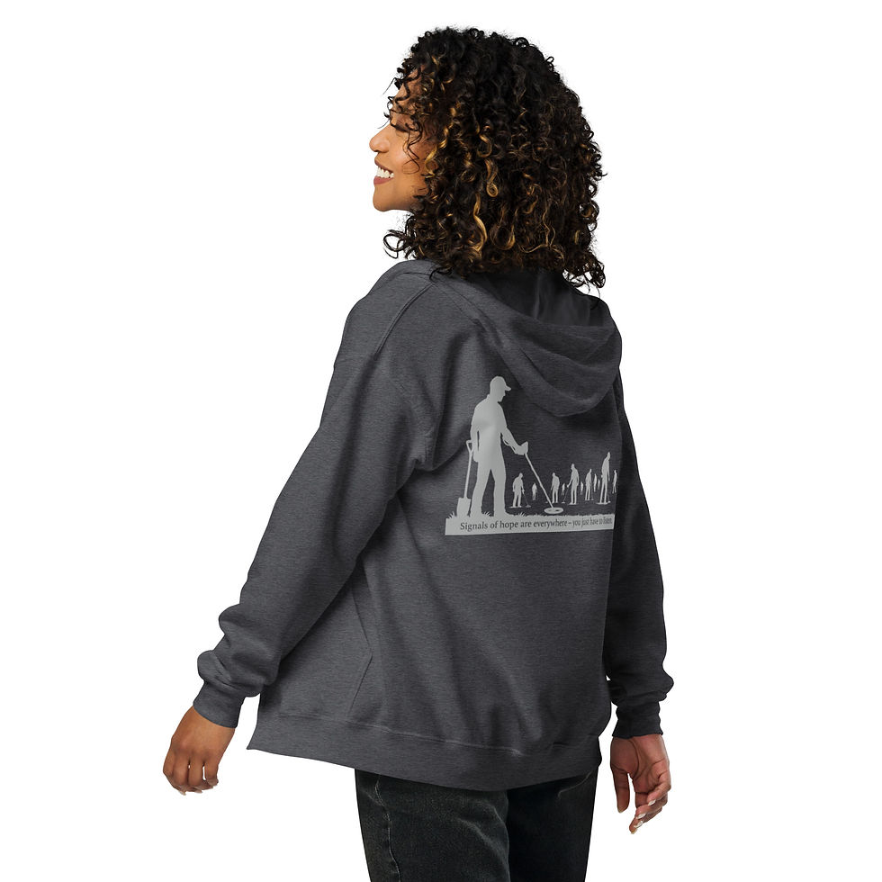 Thumbnail: Unisex Hope Everywhere Zip Hoodie