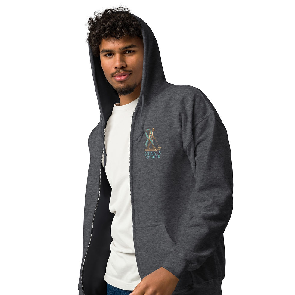 Thumbnail: Unisex We Talk Zip Hoodie