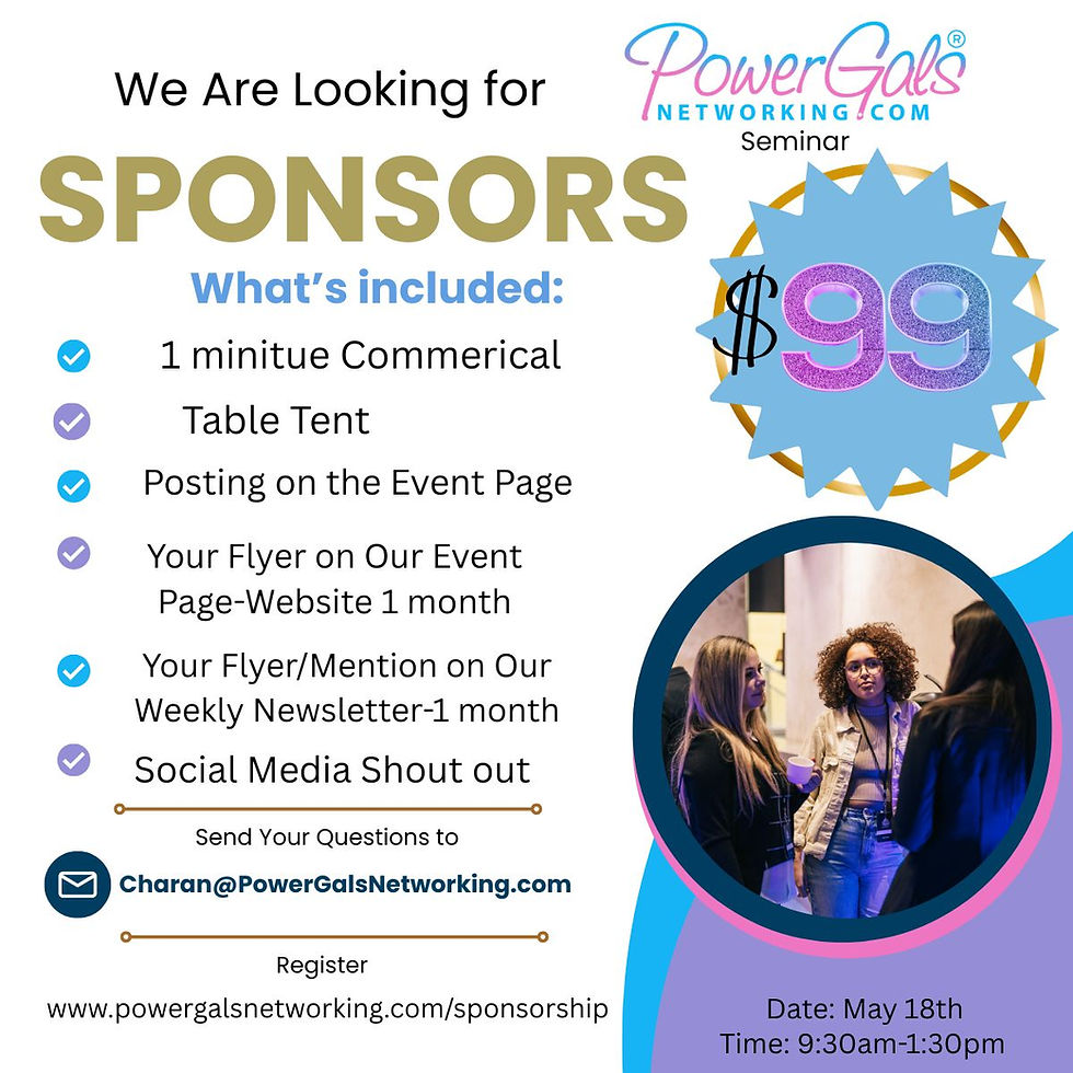 Copy of Sponsor $99 SeminarMay
