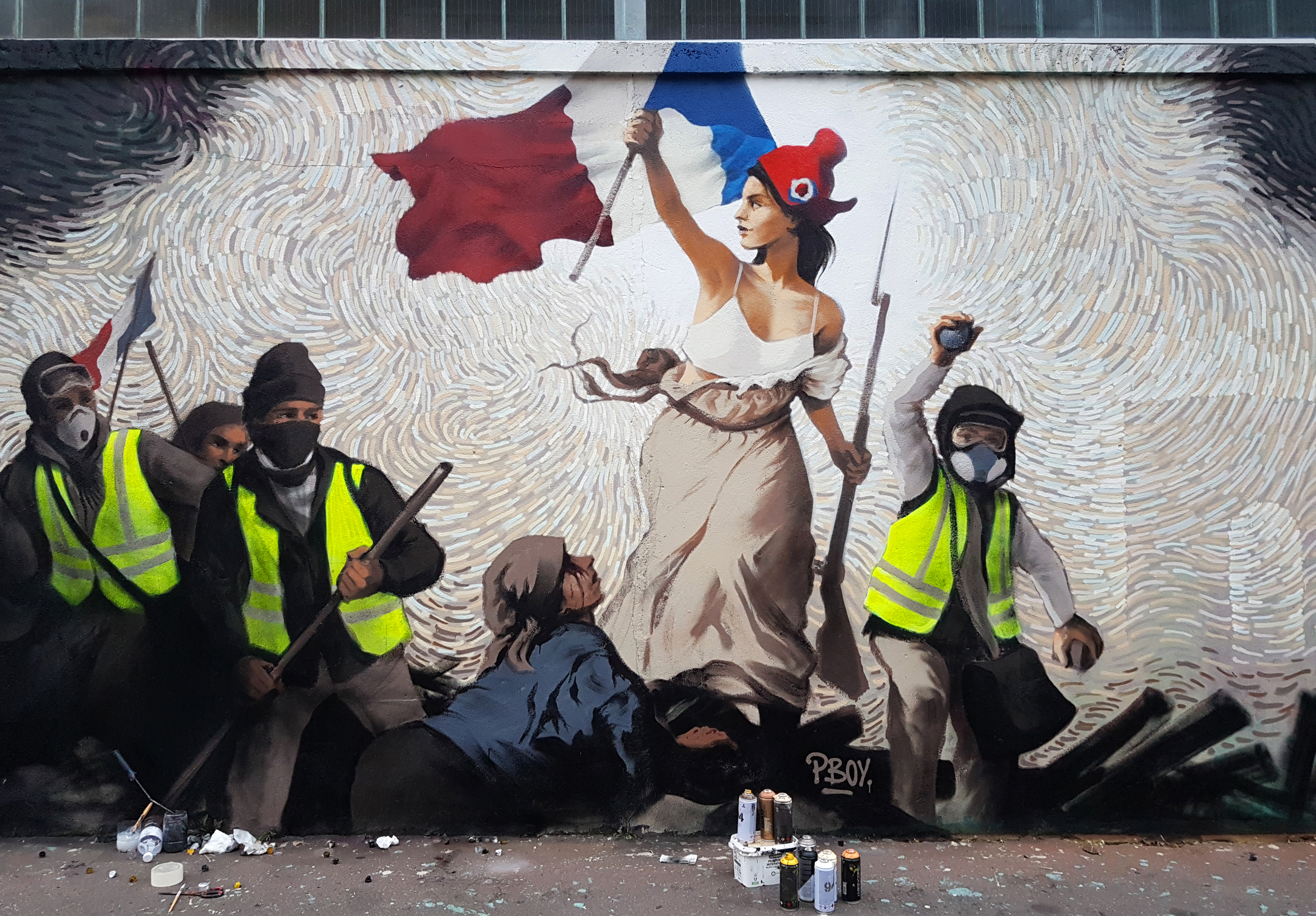 Fresque Liberté Guidant Le Peuple 2019