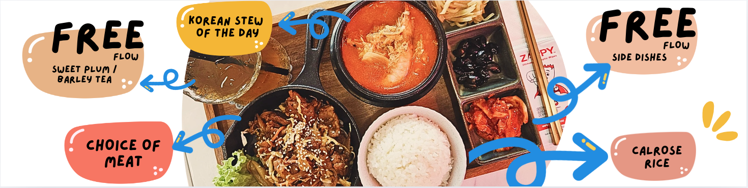 Arranged Food and Objects