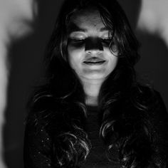 Lights, shadows and a woman