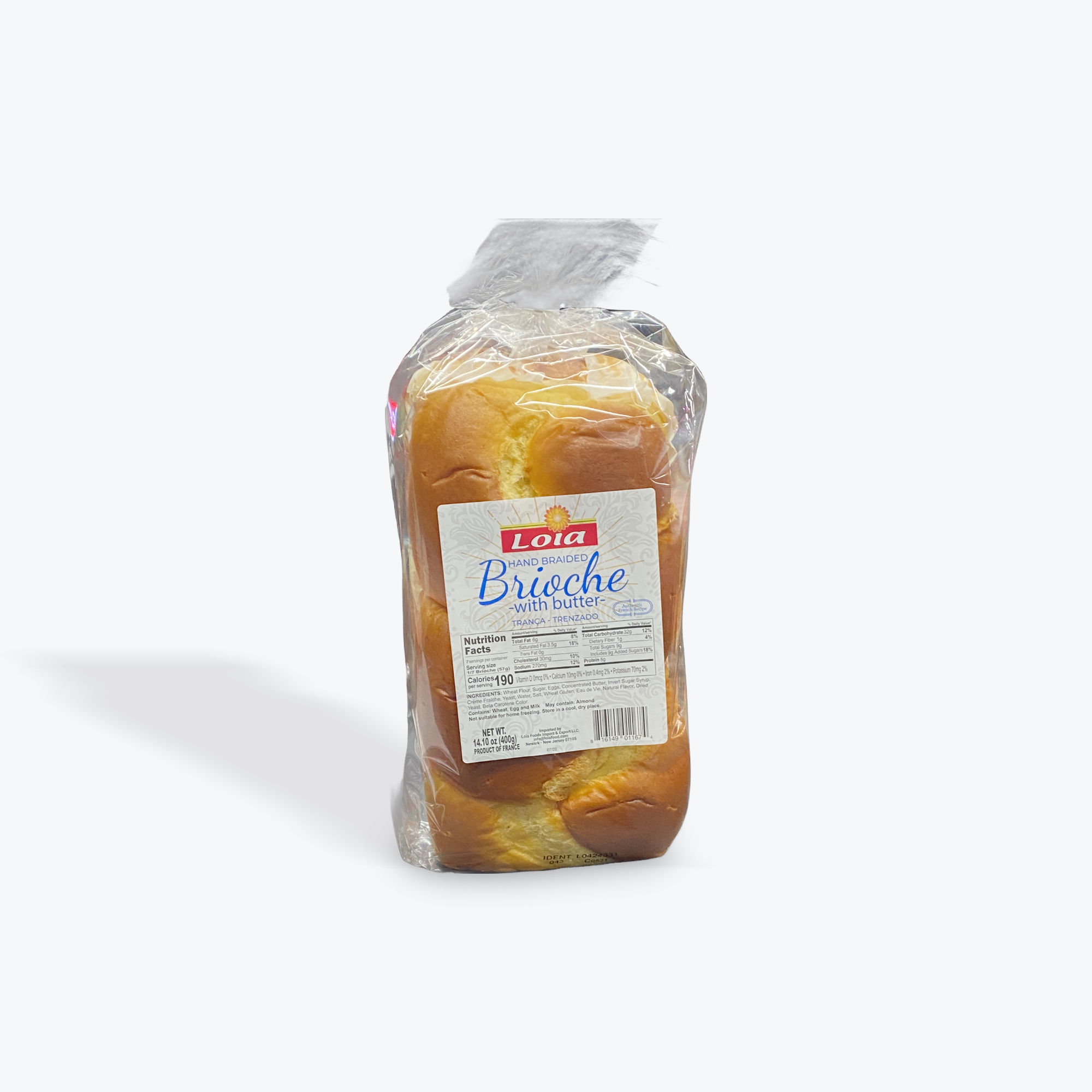 loia braided brioche 400g