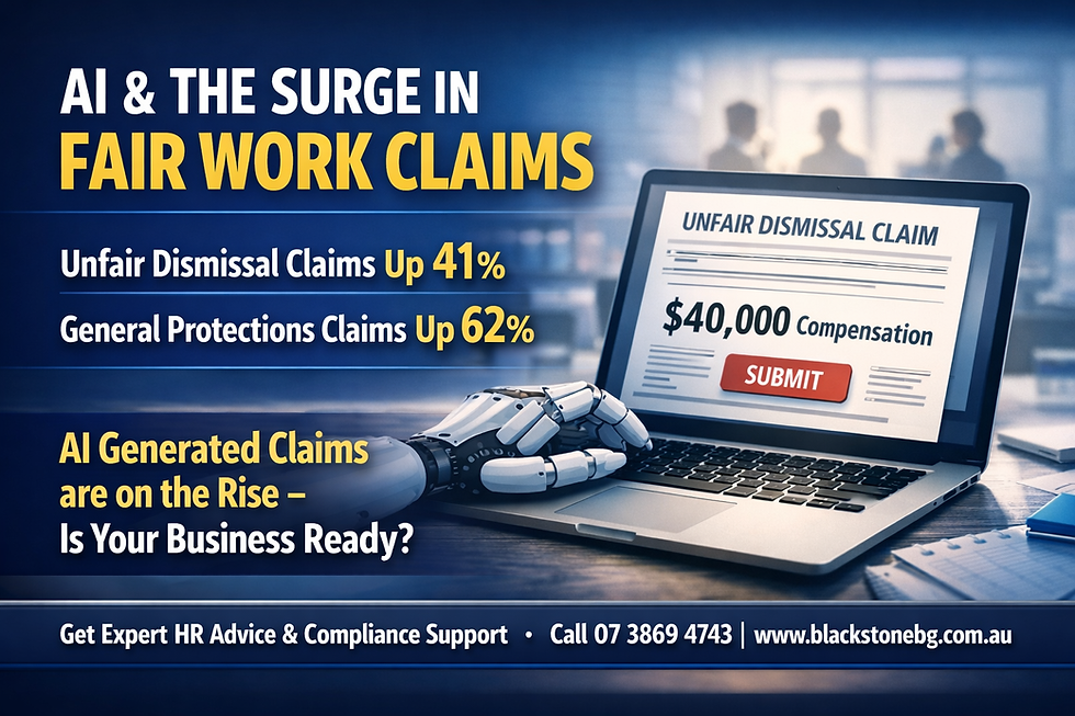 AI and Fair Work Commission claims in Australia