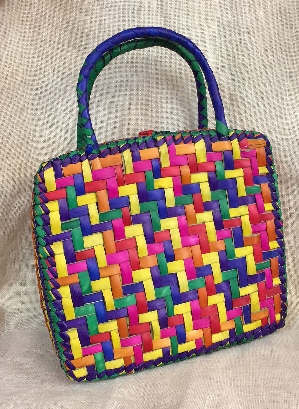 Thumbnail: Large Straw Briefcase