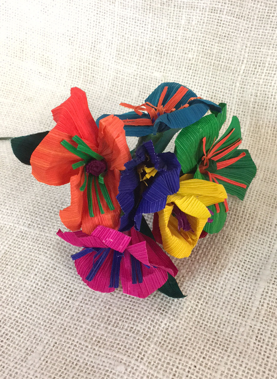 Small Corn Husk Flowers