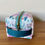 Thumbnail: Vinyl Makeup Pouch Purple Floral