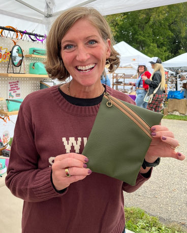 Customer holding newly purchased Kindle sleeve