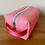 Thumbnail: Vinyl Makeup Pouch in Pink