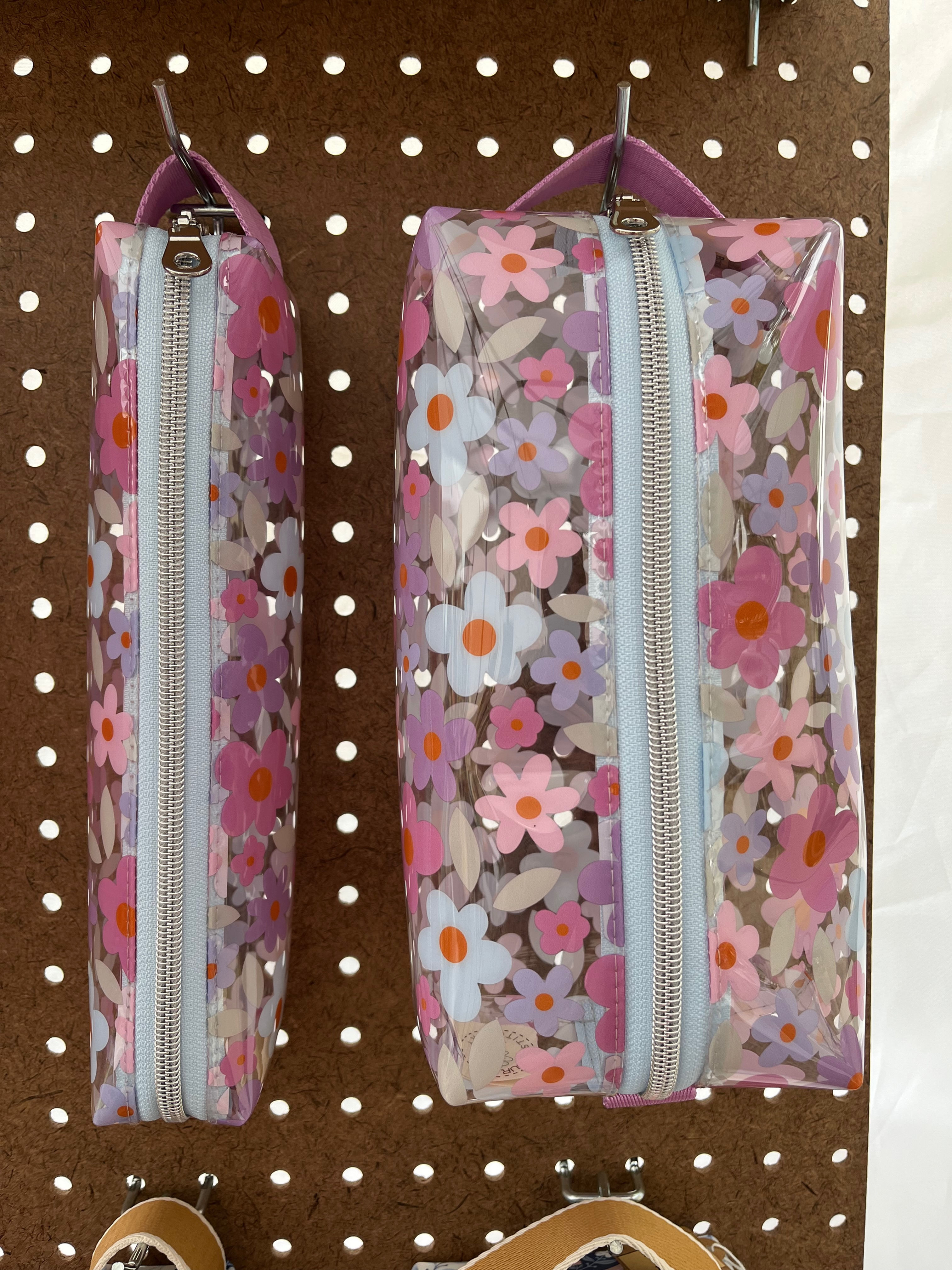 Easy-Clean Everyday Essentials Pouch | Pastel Blooms