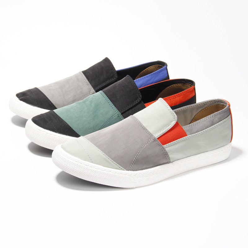 Thumbnail: 2023 Men's Casual Color-Block Canvas Sneakers