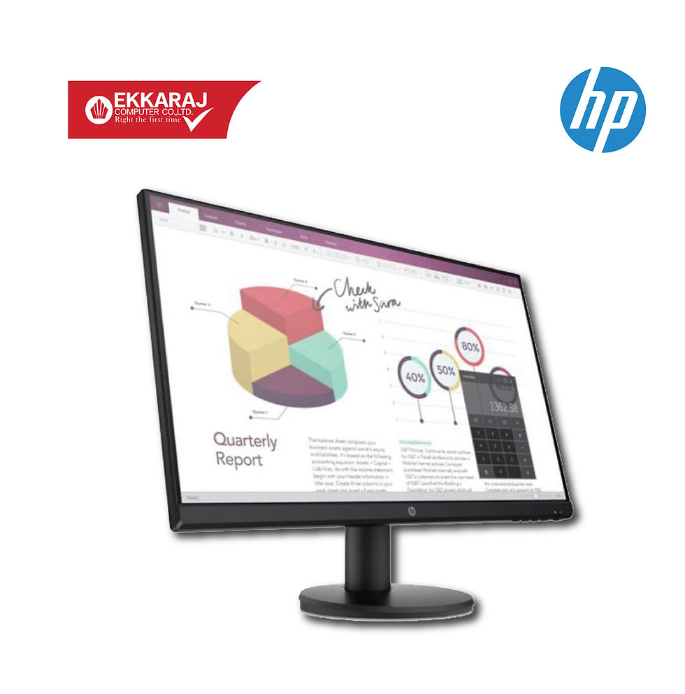 จอคอม HP Monitor P24V-G4 23.8" VGA HDMI #9TT78AA / HPM163 / EKC