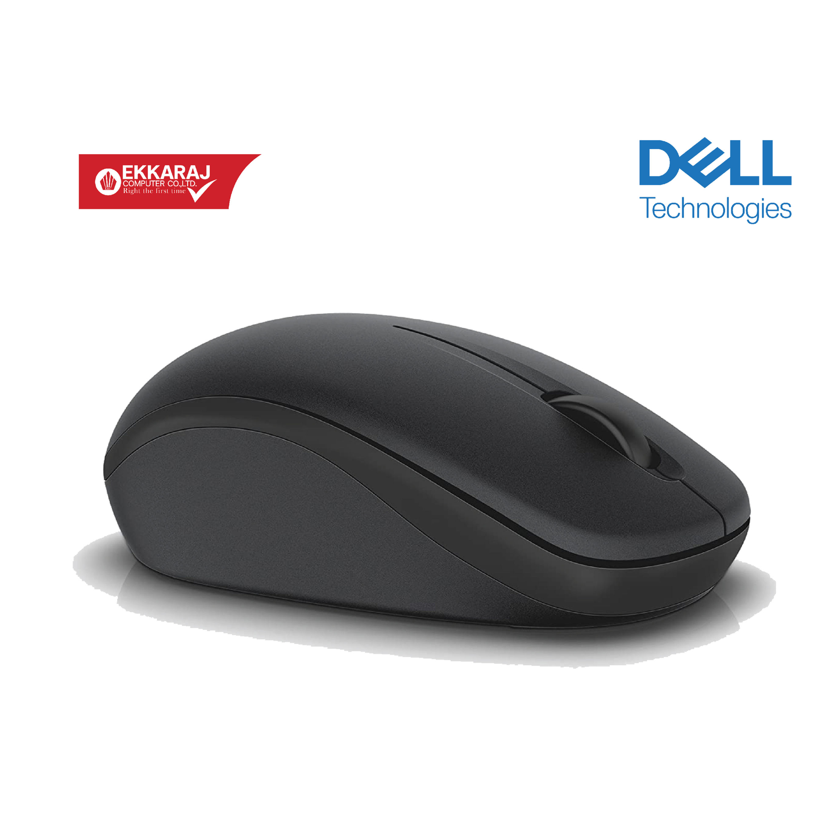 เมาส์ DELL Wireless Mouse WM126 Black / DE1760 / EKC