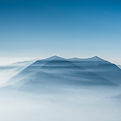 Mountains in Clouds