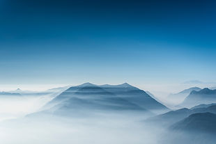 Mountains in Clouds