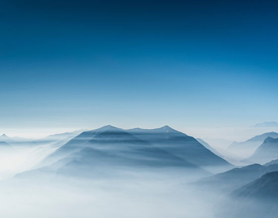 Mountains in Clouds