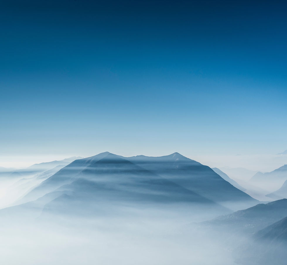 Las montañas de nubes