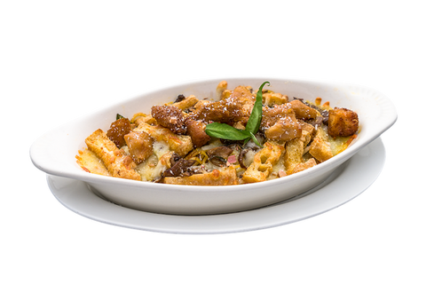 Laksa Lion Mane Baked Pasta