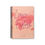 Thumbnail: Pink World Map Spiral Notebook - Ruled Line