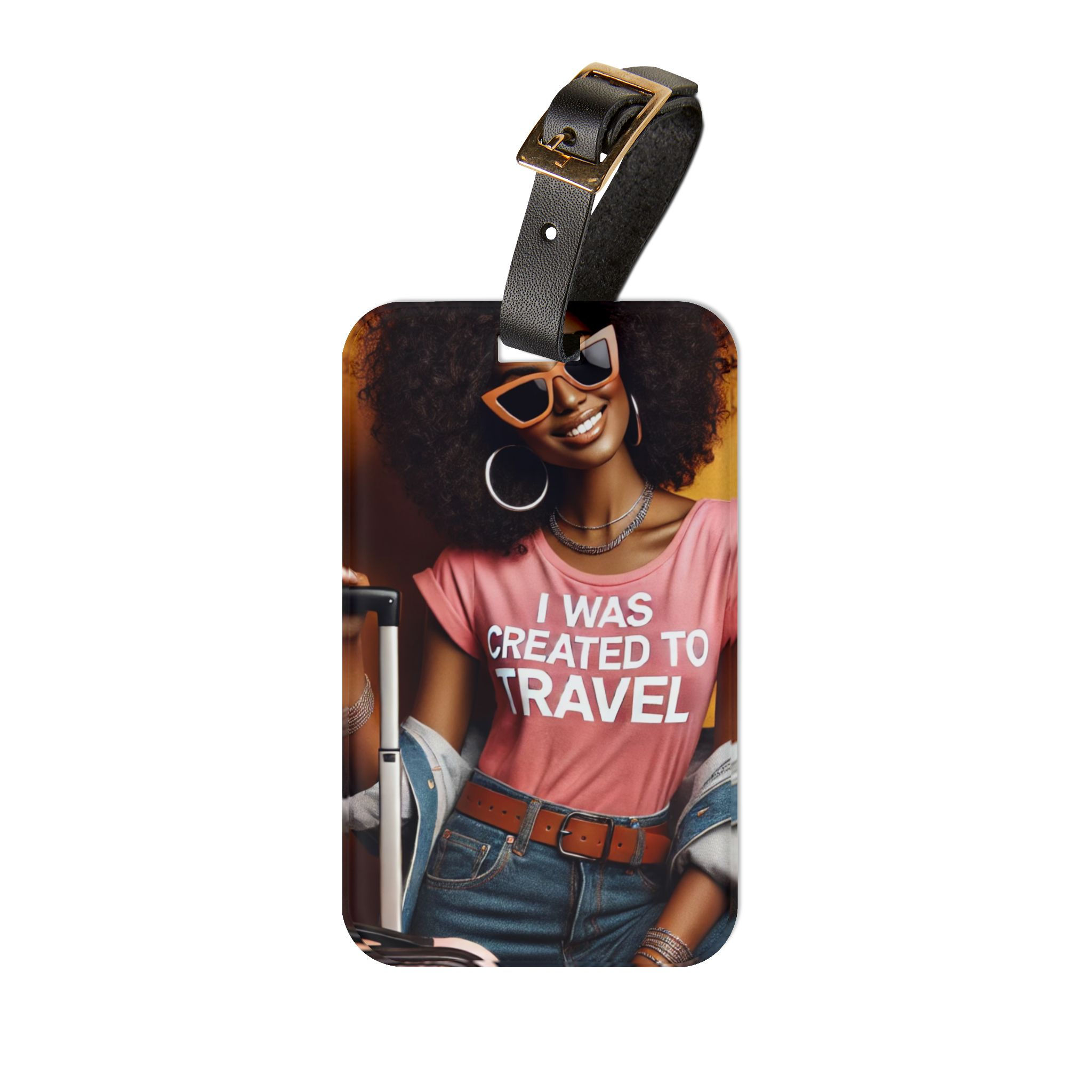 Created to Travel Luggage Tag
