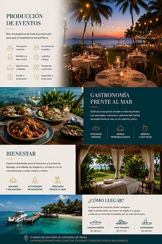 cartagena eventos isla grande experiencias