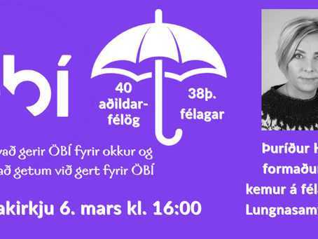 Þuríður Harpa ÖBÍ kemur á félagsfundi LS