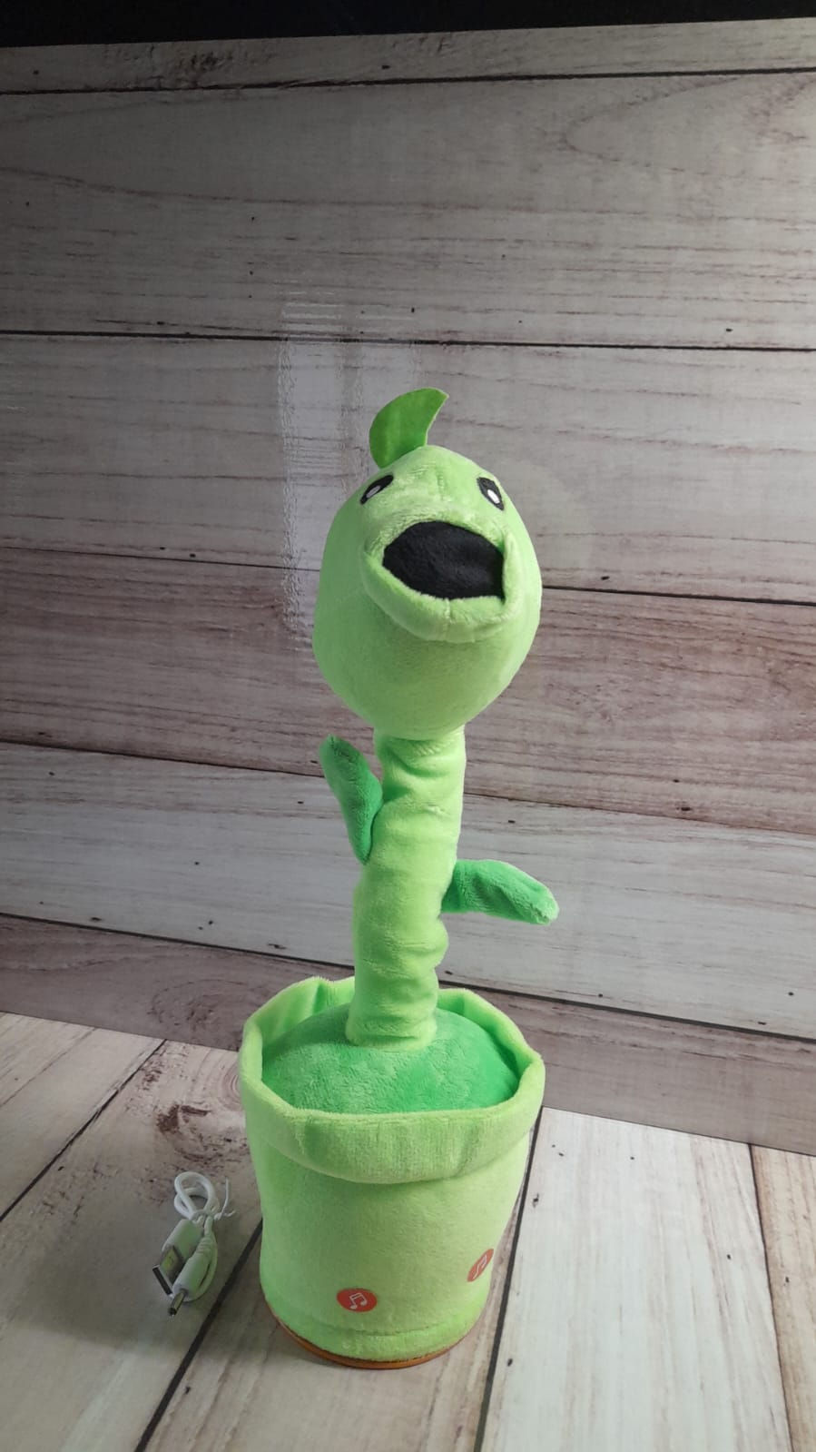 Planta Carnivora Peluche Muñeco Repite Baila Canta Luces
