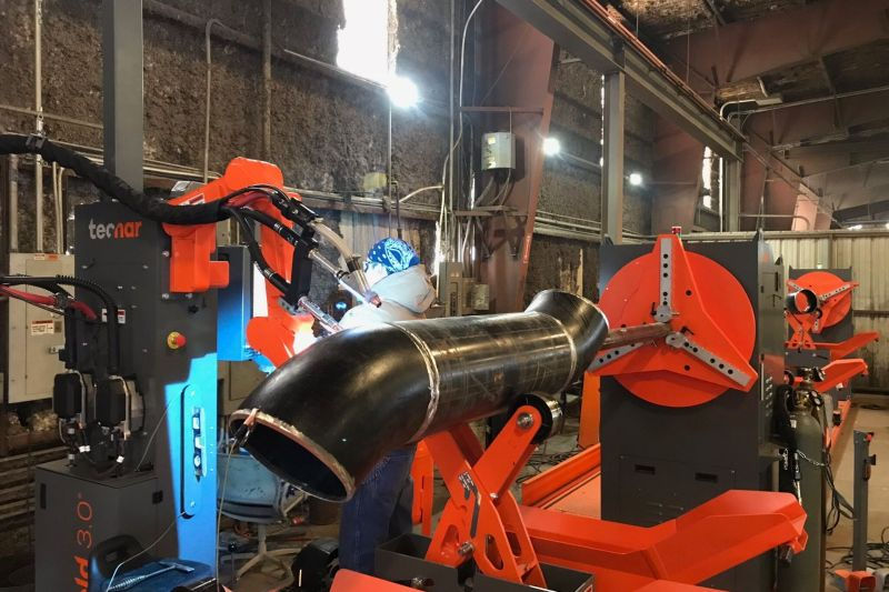 Sistema para armado, posicionamiento y soldadura de tuberías y conexiones utilizadas en instalaciones HVAC.