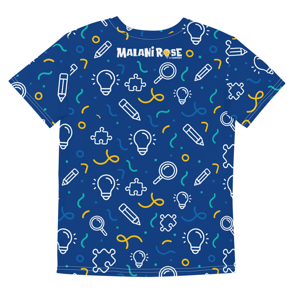 Malani Rose Adventure Youth Tee - Navy