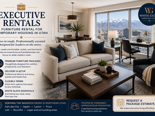 Executive Furniture Rental for Temporary Housing in Utah