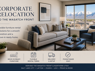 The Stress-Free Guide to Furniture Rental for Corporate Relocations in Utah