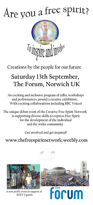 Free Spirit Network Exhibition with Taskins painting