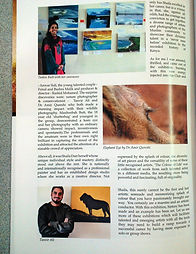 Taskin Butt Participates in Exhibitions in Kenya & Landscape Series Featured in Kenyan Tabloid & Magazines 