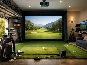10 Smart Garage Golf Simulator Ideas
